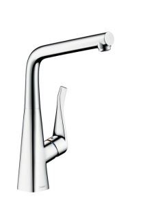 Hansgrohe Metris bateria kuchenna z obrotową wylewką chrom 14822000