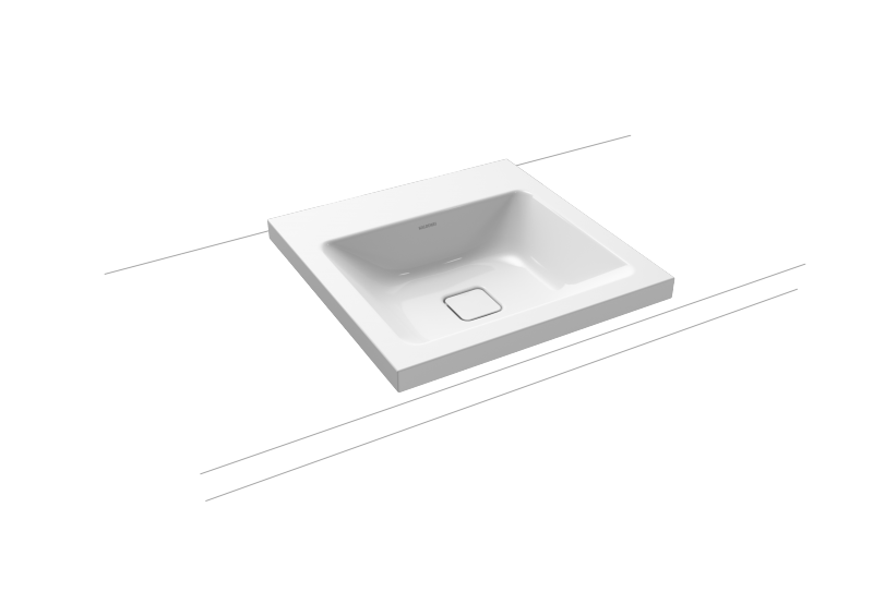 Kaldewei Cono umywalka nablatowa bez przelewu 60x50 cm wys. rantu 40 mm 3083 901906013001