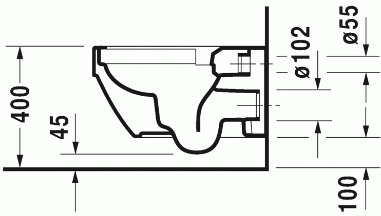 Duravit Vero Air Rimless muszla wc wisząca biały alpin 2525090000