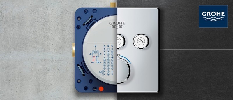 Grohe Grohtherm Smartcontrol podtynkowa bateria termostatyczna 3-drożna biały/chrom moon white 29904LS0