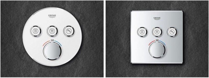 Grohe Grohtherm Smartcontrol podtynkowa bateria termostatyczna 3-drożna biały/chrom moon white 29904LS0