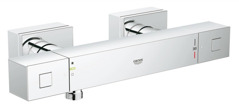 Grohe Grohtherm Cube bateria prysznicowa termostatyczna ścienna chrom 34488000