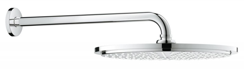 Grohe Rainshower Cosmopolitan 310 deszczownica głowica prysznicowa okrągła 310mm z ramieniem ściennym chrom 26066000