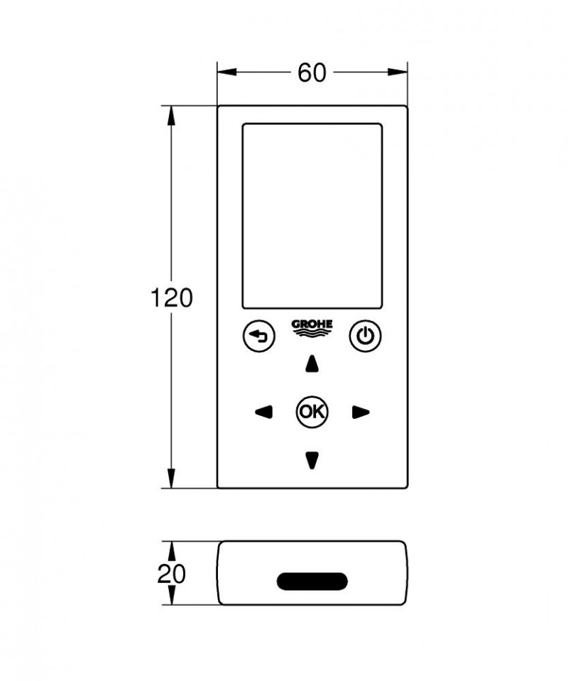 Grohe pilot zdalnego sterowania 36407001