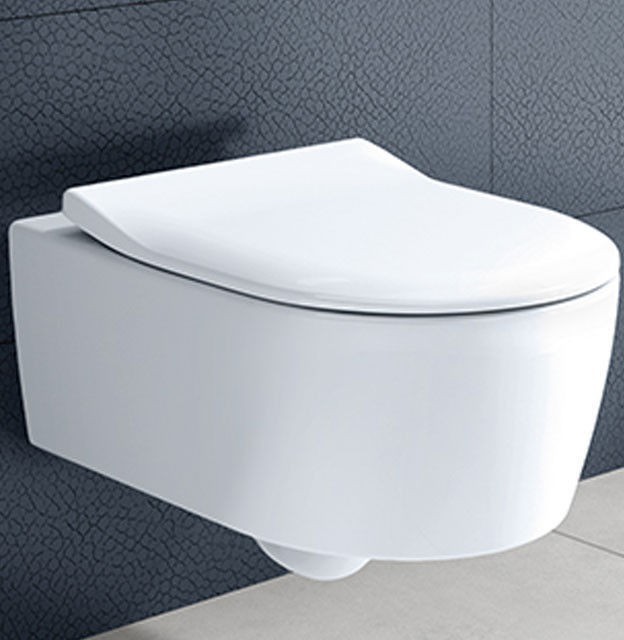 Villeroy&Boch Avento DirectFlush muszla wisząca + deska wolnoopadająca slim ceramicplus 5656RSR1