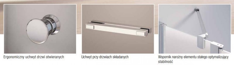 Sanswiss Solino ścianka boczna 90 cm srebrny połysk przeźroczyste SOLT209005007