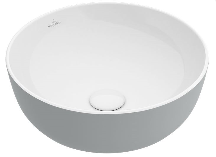 Villeroy&Boch Artis umywalka stojąca na blacie 43cm french linen ceramicplus 417943BCT7