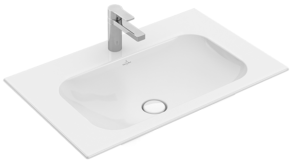 Villeroy&Boch Finion umywalka meblowa z ukrytym przelewem ViFlow 80cm biały weiss alpin ceramicplus 416484R1