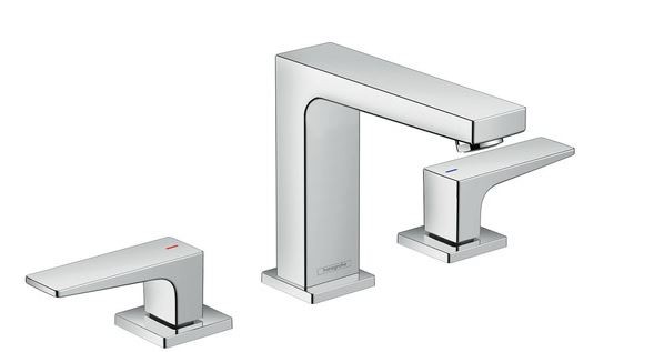 Hansgrohe Metropol 110 bateria umywalkowa 3-otworowa z korkiem push-open chrom 32514000