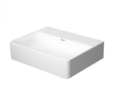 Duravit DuraSquare umywalka szlifowana bez otworu na baterię 45 cm biała 0732450079