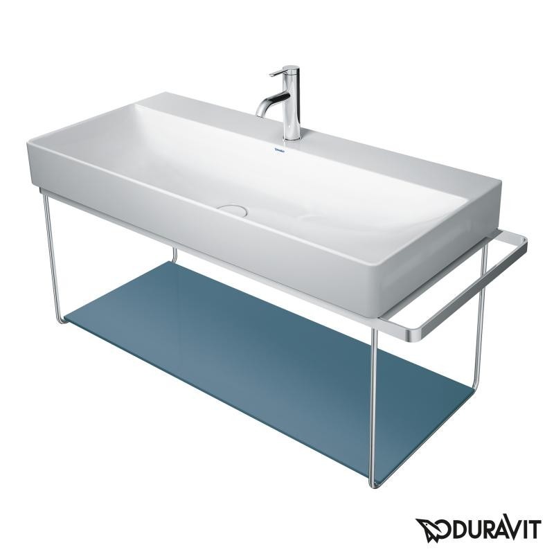 Duravit DuraSquare wkład szklany półka 77 cm szkło kamienny błękit 0099678800