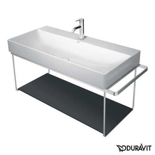 Duravit DuraSquare wkład szklany półka 77 cm szkło czarny 0099678400