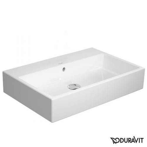 Duravit Vero Air umywalka meblowa 70 cm z przelewem bez otworu na baterię biały 2350700060