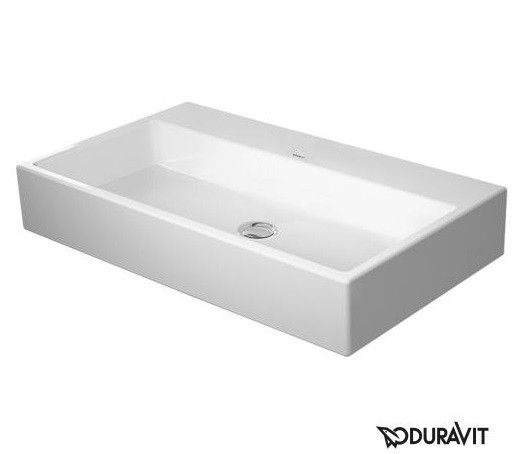 Duravit Vero Air umywalka szlifowana 80 cm bez przelewu i otworu na baterię biały 2350800079