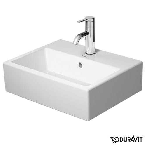 Duravit Vero Air umywalka szlifowana 45 cm z przelewem i otworem na baterię biały 0724450027