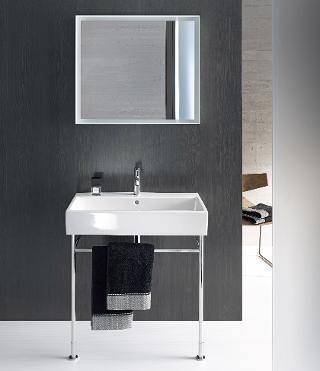 Duravit Vero Air umywalka meblowa 70 cm z przelewem i otworem na baterię biały 2350700000