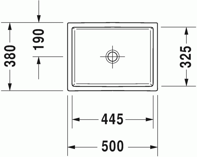 Duravit Vero Air umywalka szlifowana 50 cm bez przelewu i otworu na baterię biały 2351500000