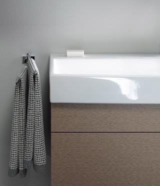 Duravit Vero Air umywalka meblowa 80 cm z przelewem bez otworu na baterię biały 2350800060