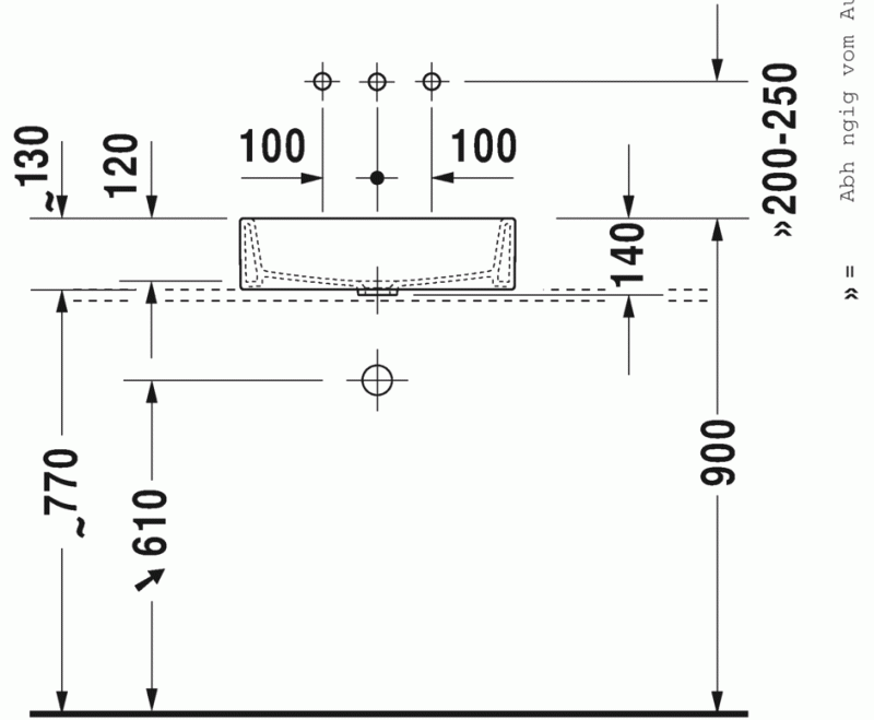 Duravit Vero Air umywalka szlifowana 50 cm bez przelewu i otworu na baterię biały 2351500000