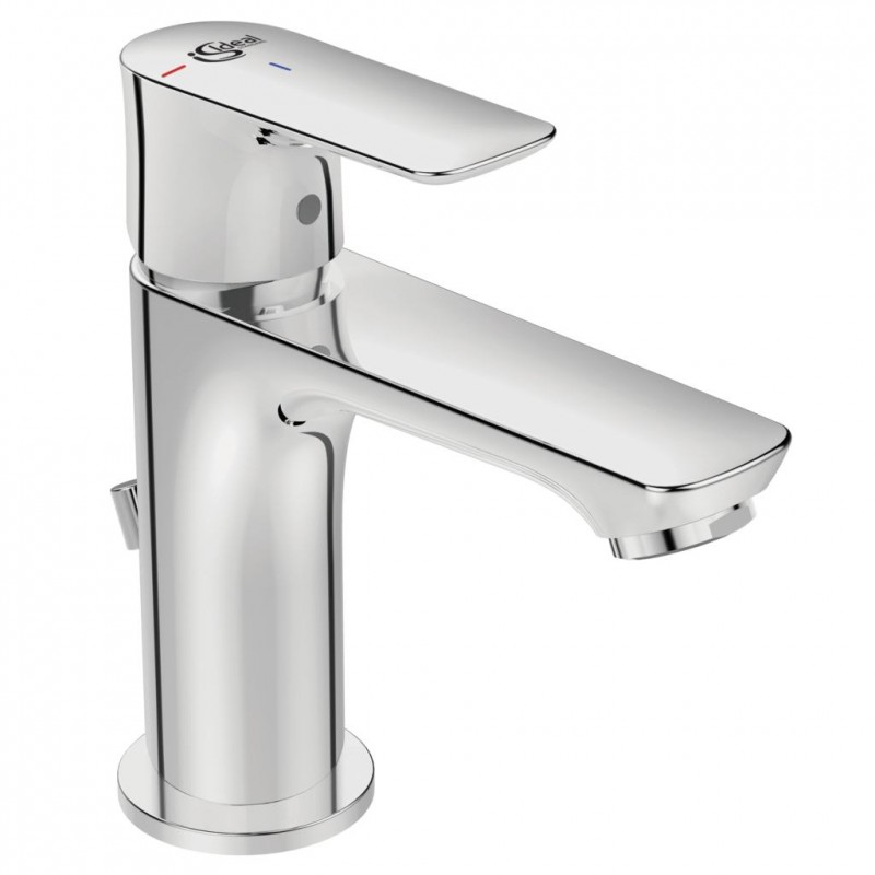 Ideal Standard Connect Air bateria umywalkowa stojąca Blue Star metalowy korek automatyczny chrom A7008AA