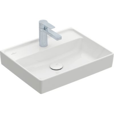 Villeroy&Boch Collaro umywalka meblowa 50x40 cm bez przelewu biała weiss alpin CeramicPlus 433451R1