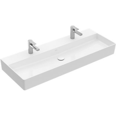 Villeroy&Boch Memento 2.0 umywalka bez przelewu szlifowana 120cm 120x47 weiss alpin biały 4A22CG01