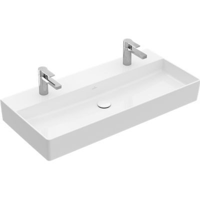 Villeroy&Boch Memento 2.0 umywalka szlifowana bez przelewu 100cm 100x47 weiss alpin ceramicPlus biały 4A221KR1