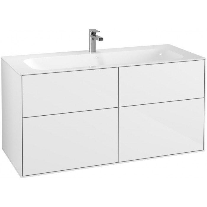 Villeroy&Boch Finion szafka pod umywalkę 120cm Glossy White Lacquer biały F05000GF