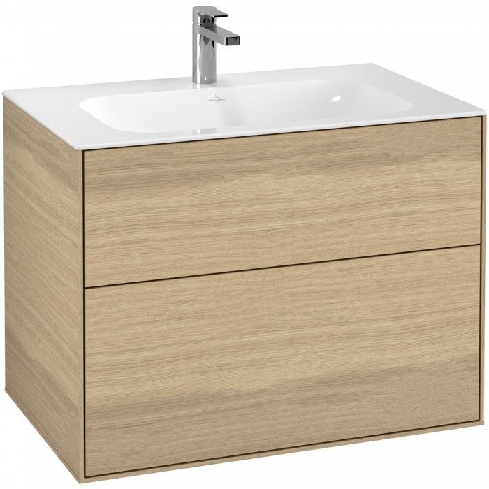 Villeroy&Boch Finion szafka pod umywalkę 80cm Glossy oak veneer F01000PC