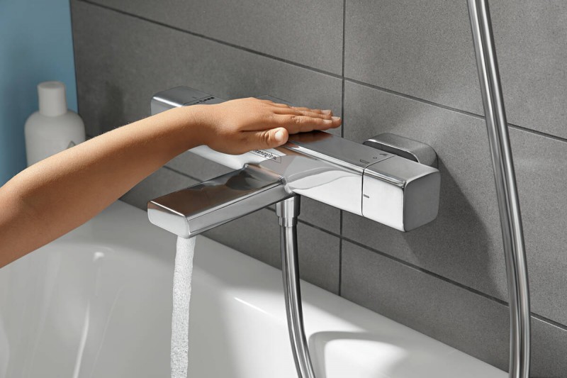 Hansgrohe Croma Ecostat E bateria termostatyczna wannowa chrom 15774000