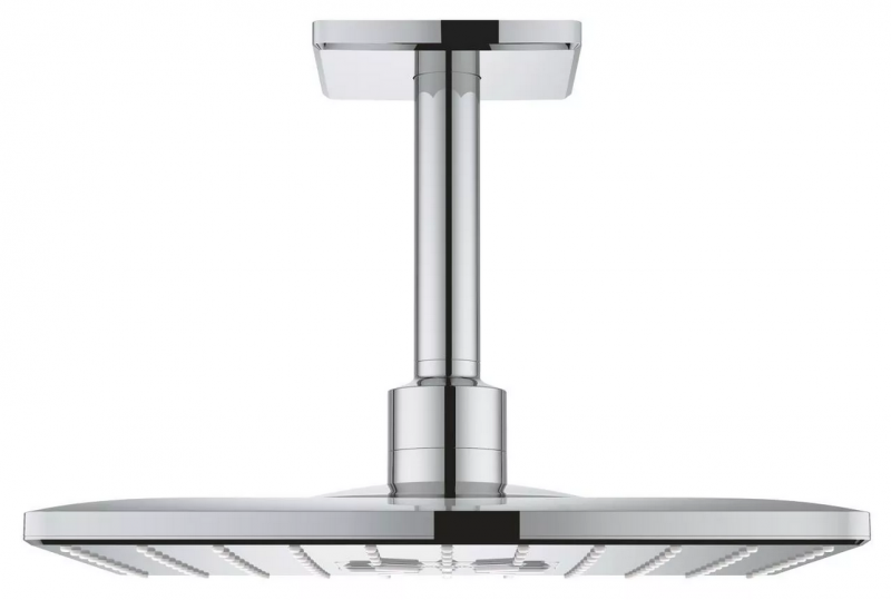 Grohe Rainshower 310 SmartActive Cube deszczownica 31x31 z ramieniem sufitowym 2 strumienie chrom 26481000