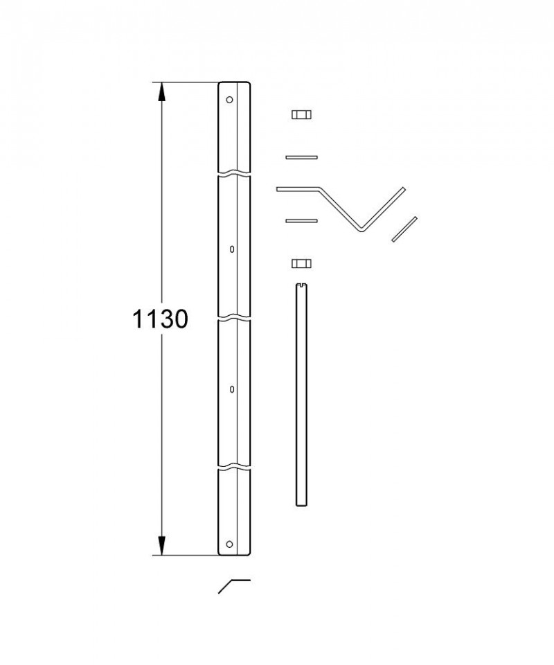 Grohe Rapid SL zestaw do montażu narożnego 38562001