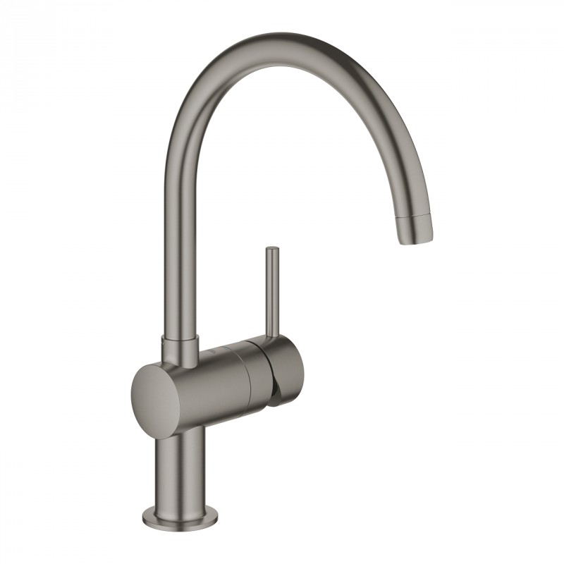 Grohe Minta bateria kuchenna zlewozmywakowa grafit szczotkowany hard graphite 32917AL0