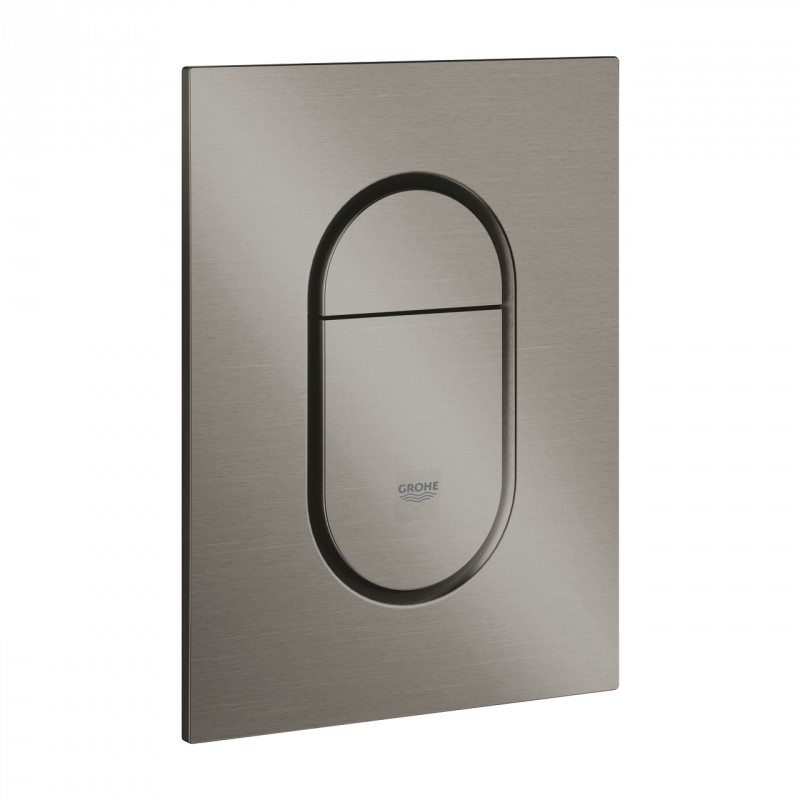 Grohe Arena Cosmopolitan S przycisk spłukujący do stelaża WC grafit szczotkowany brushed hard graphite 37624AL0