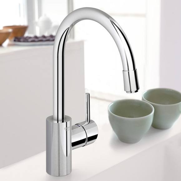 Grohe Concetto bateria zlewozmywakowa z wyciąganą wylewką stal nierdzewna 32663DC3