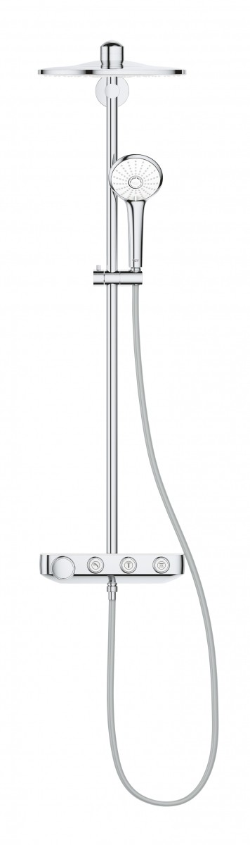 Grohe Euphoria System SmartControl 310 Duo zestaw prysznicowy termostatyczny z deszczownicą 31cm moon white 26507LS0