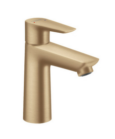 Hansgrohe FinishPlus Talis E bateria umywalkowa 110 z korkiem brąz szczotkowany 71710140