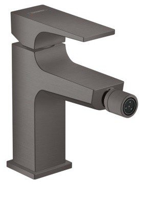 Hansgrohe FinishPlus Metropol bateria bidetowa z klik-klakiem czarny chrom szczotkowany 32520340