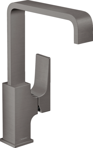 Hansgrohe FinishPlus Metropol 230 bateria umywalkowa wysoka z klik-klakiem czarny chrom szczotkowany 32511340