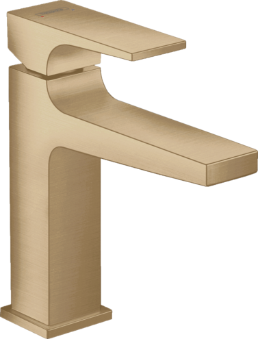 Hansgrohe FinishPlus Metropol 110 bateria umywalkowa z klik-klakiem brąz szczotkowany 32507140