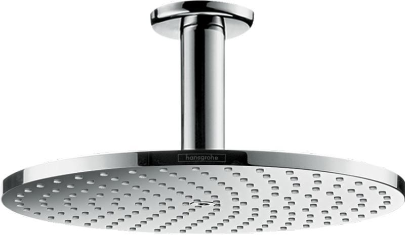 Hansgrohe Radiance 240 1jet deszczownica 24x24 z przyłączem sufitowym PowderRain chrom 27620000