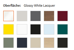 Villeroy&Boch Finion szafka wysoka słupek łazienkowy z otwartą półką zawiasy z lewej strony 41 cm z oświetleniem LED Anthracite Matt Lacquer grafit G460GKGK