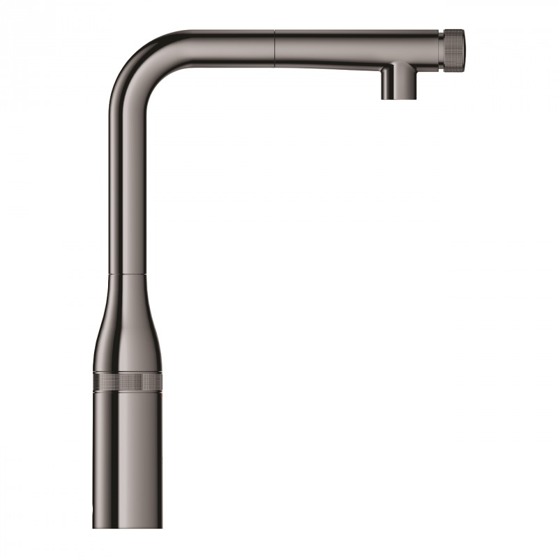 Grohe Essence SmartControl bateria kuchenna zlewozmywakowa z wyciąganą wylewką grafit polerowany hard graphite 31615A00