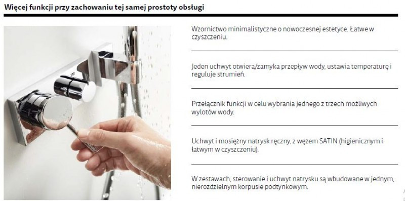 Tres 3V bateria trójdrożna podtynkowa z zestawem zloty matowy 210.273.91.OM