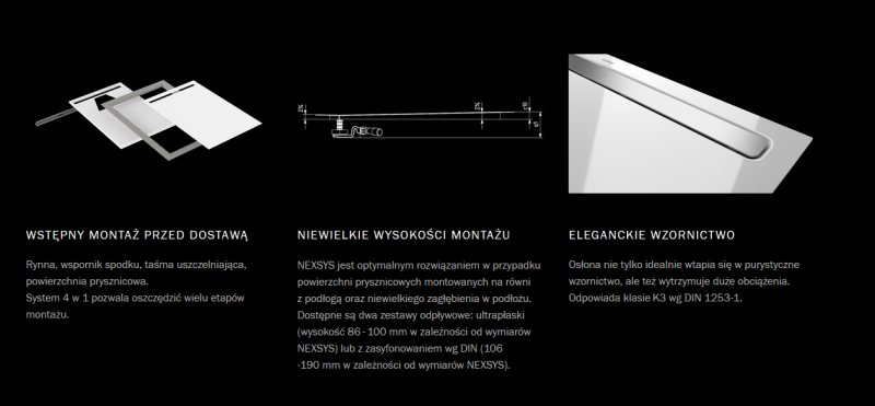 Kaldewei Nexsys brodzik prostokątny 120x90 biały model 2618 411846300001