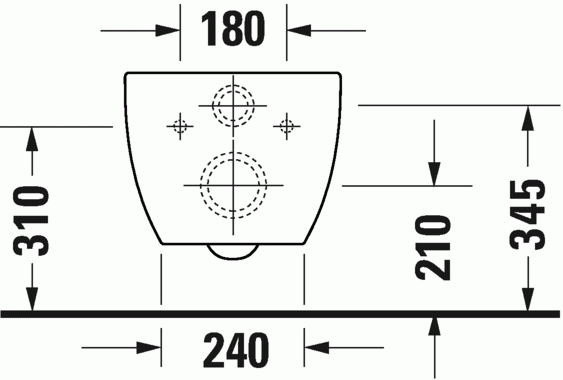 Duravit Architec muszla WC wisząca Rimless HygieneGlaze biały alpin 2572092000