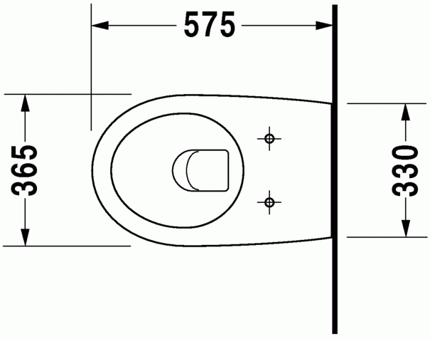 Duravit Architec muszla WC wisząca biały alpin 2546090064