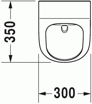 Duravit Me by Starck pisuar elektroniczny do zasilania elektrycznego bez muchy Rimless HygieneGlaze biały alpin 2809312093