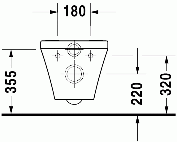 Duravit Durastyle muszla wc wisząca 37x62cm Rimless HygieneGlaze biały alpin 2542092000