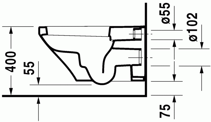 Duravit Durastyle muszla wc wisząca 37x62cm Rimless HygieneGlaze biały alpin 2542092000